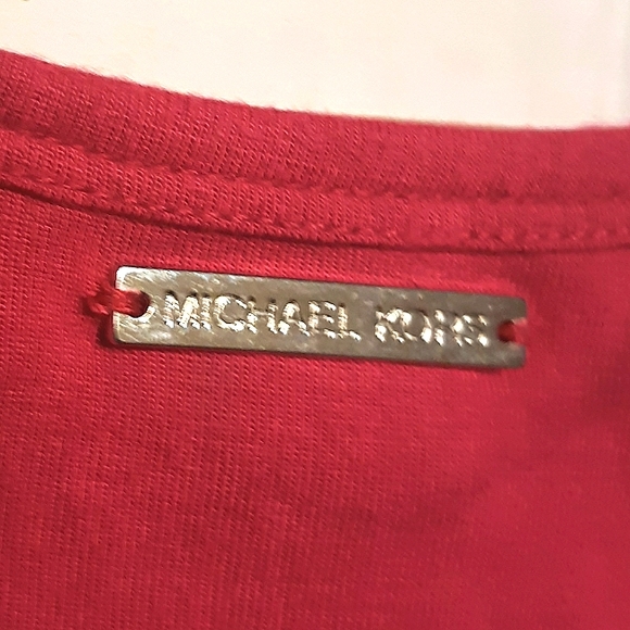 ☆Michael Kors☆Beautiful Pink EEUC Cold Shoulder Small stretchy casual/Dressy tee - Picture 10 of 15